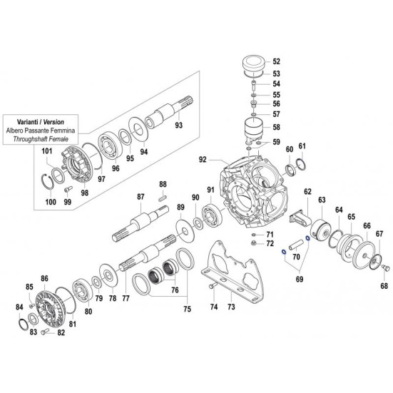 Кольцо пальца шатуна Comet (для BP/BPS300/APS101/121/145/141/166)