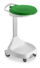 Держатель мешка TTS Smile E-20 (педаль, колеса, зеленая крышка)