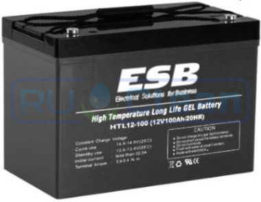 Аккумуляторная батарея ESB HTL12-180 (180Ач, 12В, Gel)