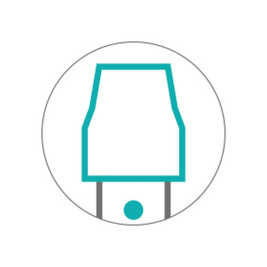 Щетка для пола TTS PET (50см, комбинированный ворс)