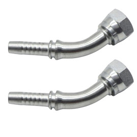 Фитинг высокого давления BSP (DN10, 5/8г, 45гр, оцинк) Robin